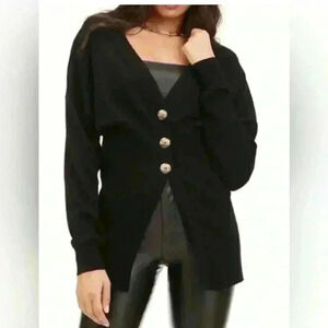 Good American Waisted Cardigan Size 1/2 fits Small/Medium Knit